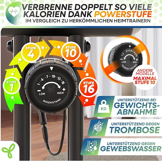 Verstellbar, Widerstandsstufen, Heimtrainer