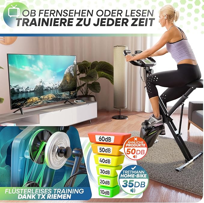 Ergometer, Heimtrainer, Lautlos, leise