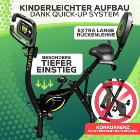 heimtrainer fahrrad wie lange Tretmann RIDE - Heimtrainer mit tiefem Einstieg