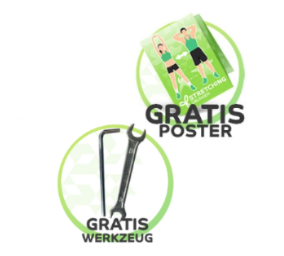Werkzeug und Dehnposter