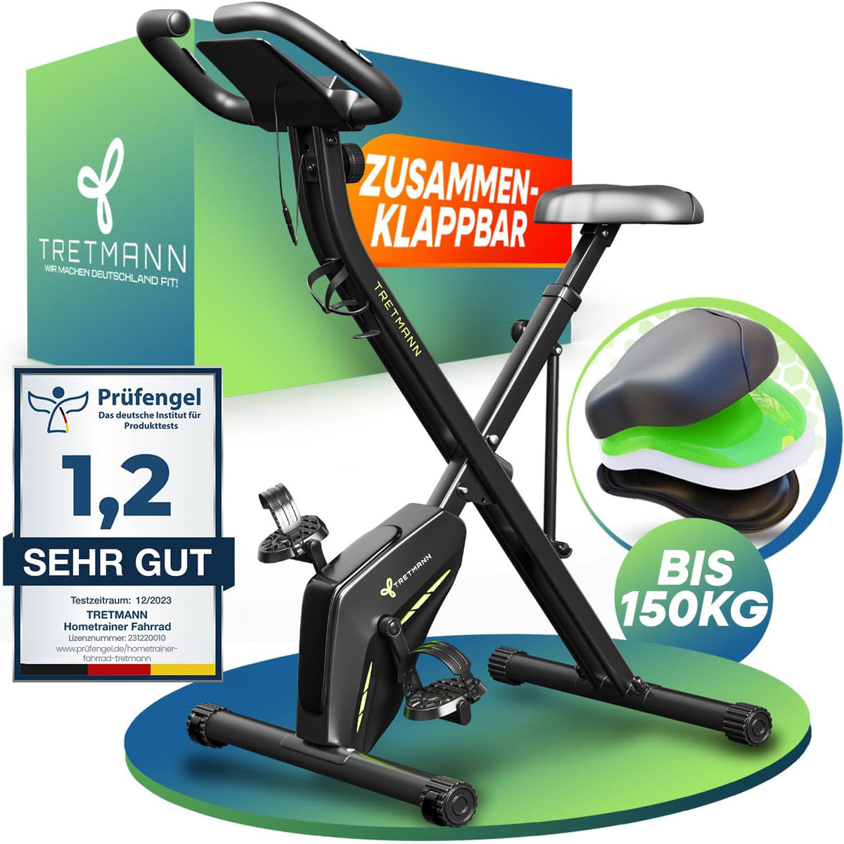 Tretmann HOME - Klappbarer Heimtrainer