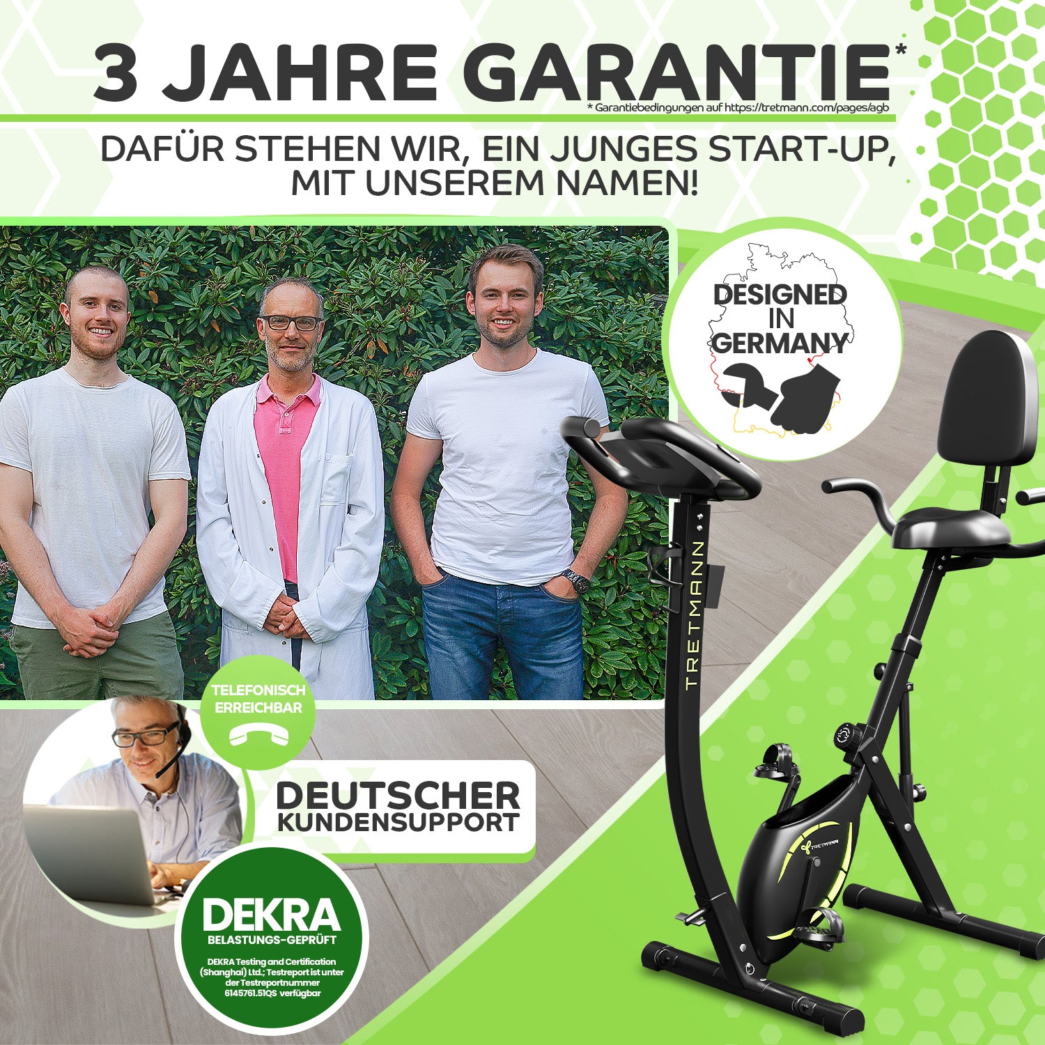 Tretmann RIDE- Heimtrainer mit tiefem Einstieg