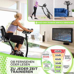 Tretmann RIDE - Heimtrainer mit tiefem Einstieg