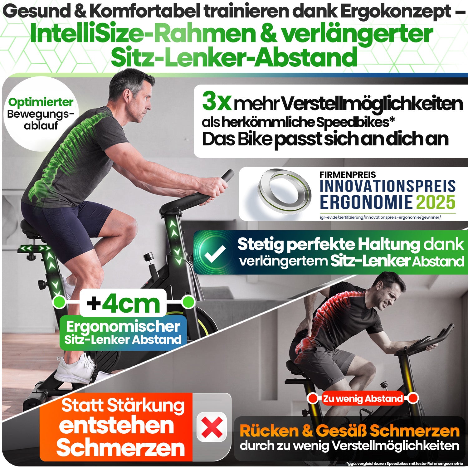 NEU | Tretmann Rapid - Speedbike bis 200 kg belastbar + App