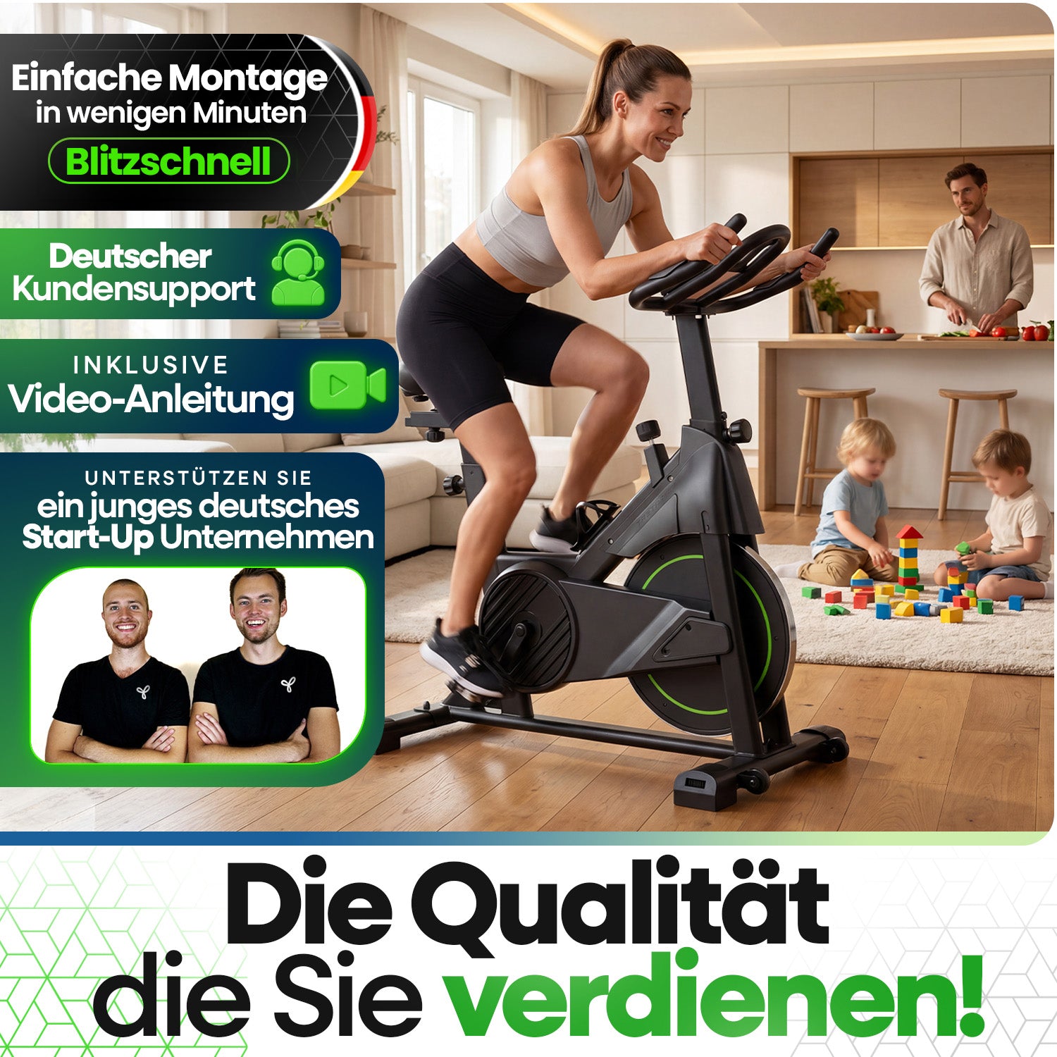 NEU | Tretmann Rapid - Speedbike bis 200 kg belastbar + App
