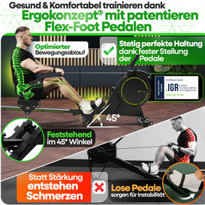 Tretmann Rudergerät Rivo